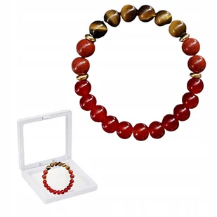 Bransoletka Kamieni Naturalnych Pewność Siebie i Siła Wewnętrzna - Bransoletki - miniaturka - grafika 1