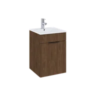 Szafki łazienkowe - ELITA SET QUBO PLUS 40 1D ORZECH LINCOLN 168770 - miniaturka - grafika 1