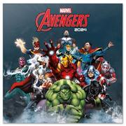 Kalendarze - Marvel The Avengers - kalendarz 2024 - miniaturka - grafika 1