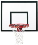 Koszykówka - Sure Shot Tablica do kosza Sure Shot 170.1 Lamin czarna 120 x 90 cm + Obręcz do koszykówki uchylna 270 + siatka - miniaturka - grafika 1