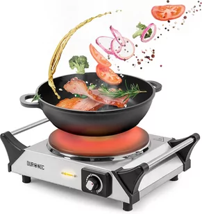 Duronic HP1 SS Przenośna kuchenka turystyczna 1500W jeden palnik jednopalnikowa stal nierdzewna kuchenka nablatowa - Kuchnia turystyczne i akcesoria - miniaturka - grafika 1