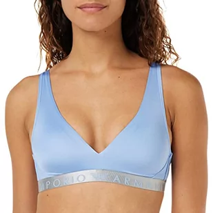 Emporio Armani Damski biustonosz wyściełany, Barwinek, XL - Biustonosze - miniaturka - grafika 1