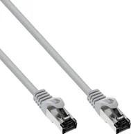 Patchcordy - InLine® Patchkabel, S/FTP PiMf, Cat.8.1, 2000MHz, halogenfrei, grau, 3m - miniaturka - grafika 1