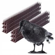 Zwalczanie i odstraszanie szkodników - KADAX Kruk Odstraszacz Ptaków +Kolce Na Ptaki 6szt - miniaturka - grafika 1