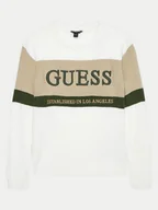 Swetry dla chłopców - Guess Sweter L4BR02 Z32N0 Biały Regular Fit - miniaturka - grafika 1