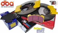 Tarcze hamulcowe - Przednie klocki EBC YellowStuff + tarcze hamulcowe DBA T3 370mm Chevrolet Camaro SS 2016- zaciski 6 tłoków - miniaturka - grafika 1