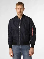 Kurtki męskie - Alpha Industries Kurtka męska Mężczyźni Sztuczne włókno niebieski jednolity, XL - miniaturka - grafika 1