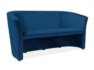 Sofa Tm-3 Velvet Wenge / Bluvel 86 Granatowa - Sofy i kanapy - miniaturka - grafika 1