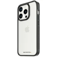 Etui i futerały do telefonów - Etui PanzerGlass ClearCase na iPhone 15 Pro z certyfikatem Military Grade - przezroczysto-czarne - miniaturka - grafika 1