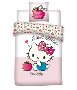 Pościel 100x135 bawełniana Hello Kitty - Pościel dla dzieci - miniaturka - grafika 1