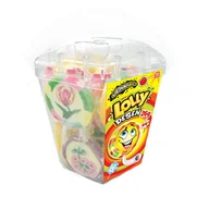 Gumy do żucia, lizaki, dropsy - JOHNY BEE LIZAK LIZAKI OWOCOWE (26G) 40SZT - miniaturka - grafika 1