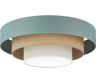 Lampy sufitowe - Duolla-LED Plafon LUNETA LED/26W/230V śr. 60 cm 4000K turkusowy/beżowy - miniaturka - grafika 1