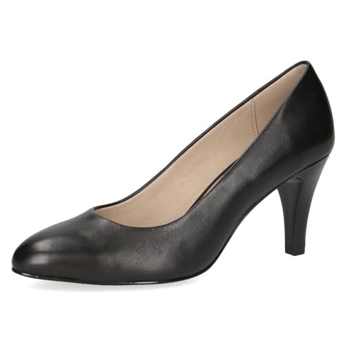 CAPRICE Damskie czółenka 9-22405-42, Czarna papka, 36 EU