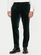 Spodnie męskie - Hugo Spodnie materiałowe Getlin242E1X 50524910 Zielony Slim Fit - miniaturka - grafika 1
