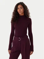 Swetry damskie - BOSS Golf Foliora 50549166 Fioletowy Slim Fit - miniaturka - grafika 1