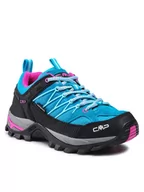 Buty trekkingowe damskie - CMP Trekkingi Rigel Low Wmn Trekking Shoe Wp 3Q54456 Niebieski - miniaturka - grafika 1