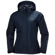 Kurtki i kamizelki sportowe damskie - Helly Hansen Seven J, kurtka przeciwdeszczowa, damska, ciemnoniebieski - miniaturka - grafika 1