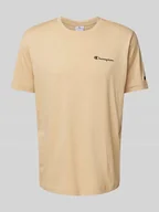 Koszulki męskie - T-shirt z nadrukiem z logo - miniaturka - grafika 1