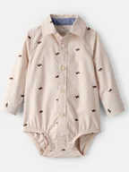 Body dla niemowląt - OshKosh Body w kolorze beżowym - miniaturka - grafika 1