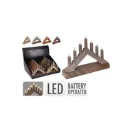 Ozdoby bożonarodzeniowe - Świecznik 15,7 x 3,7 x 13,3 cm AX5304330 - miniaturka - grafika 1