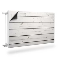 Dekoracje domu - Mata MAGNETYCZNA Na Kaloryfer Białe Deski Imitacja Drewna 110cm x 60cm - miniaturka - grafika 1
