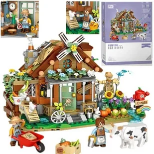 FARMA KLOCKI KONSTRUKCYJNE 899 EL DOMEK NA WSI - Klocki - miniaturka - grafika 1