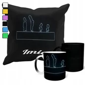 Gadżety dla niej i dla niego - ZESTAW KUBEK MAGICZNY + POSZEWKA Z PODUSZKĄ- SIMPSONOWIE PREZENT + IMIĘ - miniaturka - grafika 1