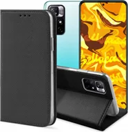 Etui i futerały do telefonów - Hello Case ETUI Z KLAPKĄ DO POCO M4 PRO 5G / REDMI NOTE 11T 5G CZARNE ZAMYKANE KABURA - miniaturka - grafika 1