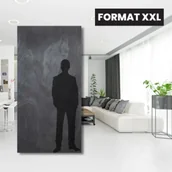 Panele ścienne i boazeria - Fornir Kamienny Black Slate XXL 122x280x0,2cm - miniaturka - grafika 1