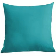 Poszewki na poduszki - Poszewka 40 x 40 Dekoracyjna Bawełna Simply Turkus - miniaturka - grafika 1
