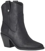 Botki damskie - ROCKET DOG Damskie botki z piórami, 36 EU, Czarny, 36 EU - miniaturka - grafika 1