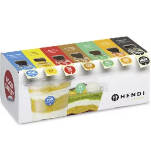 Zestaw etykiet jednorazowych food safety na każdy dzień tygodnia z podajnikiem - Hendi 850299 - Przybory do gotowania - miniaturka - grafika 1