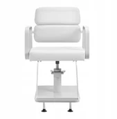 Fotele fryzjerskie - Gabbiano fotel fryzjerski Porto biało Biały - miniaturka - grafika 1