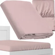 Prześcieradła - Deco4Home Prześcieradło Microsatyna Pure 160x200cm Różowe - miniaturka - grafika 1