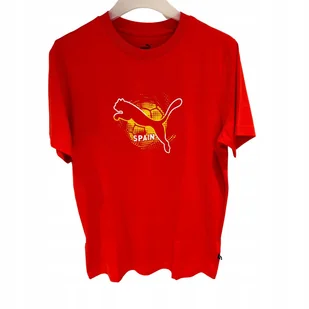 PUMA KOSZULKA EURO CUP SPAIN 68454011 r L - Koszulki męskie - miniaturka - grafika 1