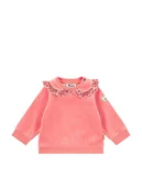 Bluzy i sweterki niemowlęce - Steiff Bluza w kolorze jasnoróżowym - miniaturka - grafika 1
