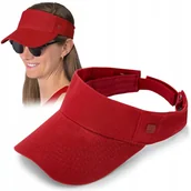 Czapki i chusty sportowe męskie - DASZEK Przeciwsłoneczny na Głowę CZERWONY Czapka na Lato Pako Jeans - miniaturka - grafika 1