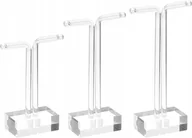 Biżuteria - akcesoria - Stojaki na kolczyki z akrylu ekspozytor przezroczyste 9 sztuk 3 rodzaje - miniaturka - grafika 1