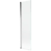 Parawany nawannowe - Mexen Mist parawan nawannowy 1-skrzydłowy 50 x 150 cm, transparent, chrom - 8A9-050-001-01-00 - miniaturka - grafika 1