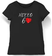 Koszulki i topy damskie - Koszulka damska na 60 urodziny Hello 60 czarna S - miniaturka - grafika 1