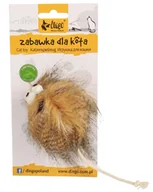 Zabawki dla kotów - DINGO Zabawka dla kota Monsters Tim 5 cm brązowa - miniaturka - grafika 1