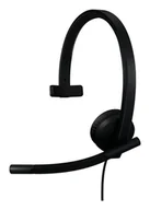 Słuchawki - Logitech H570e Czarny - miniaturka - grafika 1