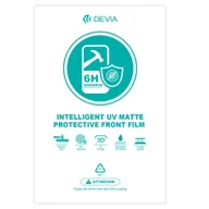Szkła hartowane na telefon - Devia Zestaw folii smartfon UV 0,19mm matowa do maszyny tncej 20szt 6H - miniaturka - grafika 1