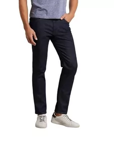 Spodenki męskie - bugatti Męskie spodnie jeansowe Straight Leg 3280D R-16640, Niebieski (Rinse Blue 390), 42W / 34L - grafika 1