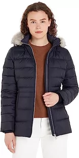 Tommy Hilfiger Damska kurtka puchowa Tyra z futrem, Pustynne niebo, XXS - Kurtki damskie - miniaturka - grafika 1