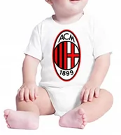 Body dla niemowląt - 0242 BODY DZIECIĘCE AC MILAN PREZENT 80 - miniaturka - grafika 1