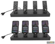 Uchwyty samochodowe do telefonów - Stacja dokująca do 4 urządzeń Samsung Galaxy Xcover PRO w futerale OtterBox uniVERSE - miniaturka - grafika 1