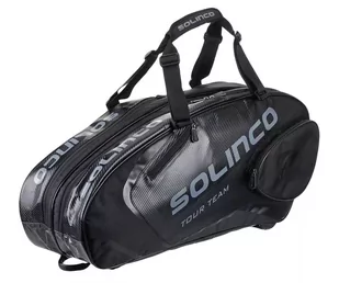Torba 3-komorowa Solinco Racket Bag 15 - Black - Tenis ziemny - miniaturka - grafika 1
