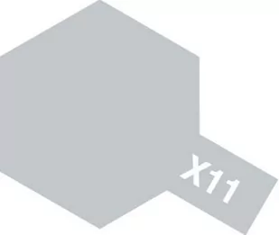 Tamiya Farba Acrylic Mini X-11Chrome Silver - Akcesoria i części modelarskie - miniaturka - grafika 1
