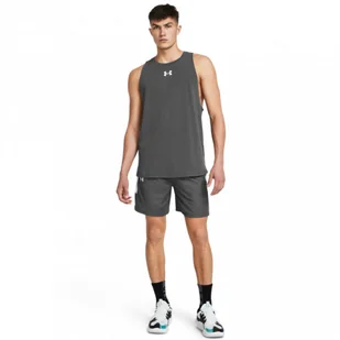 Męskie spodenki do koszykówki Under Armour UA Zone 7\" Short - szare - Spodenki męskie - miniaturka - grafika 1